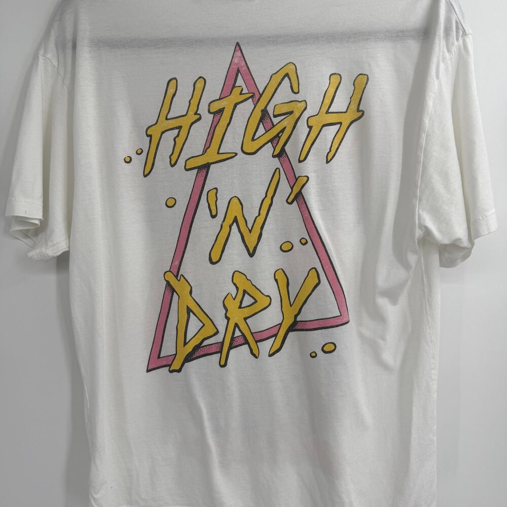 Daydreamer Women's White Def Leppard High 'n Dry Graphic Tee T-shirt Size XS - Picture 5 of 7